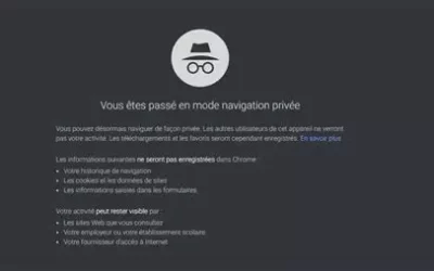 Le mode de navigation privée protège t-il vraiment la confidentialité de nos informations ?