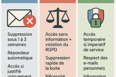 Accès et gestion de la messagerie professionnelle après le départ d’un salarié : quelles sont les bonnes pratiques RGPD ?